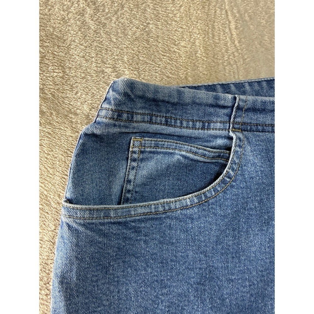Liz Claiborne Jeans 20W Villager Sport Woman‎ Blue Ankle pants Stretch Straight - Picture 15 of 16